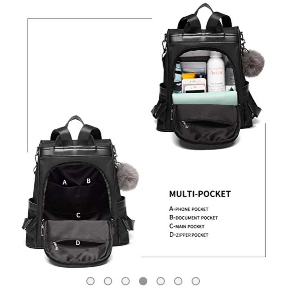 BLACK BACKPACK✨ - Picture 4 of 6